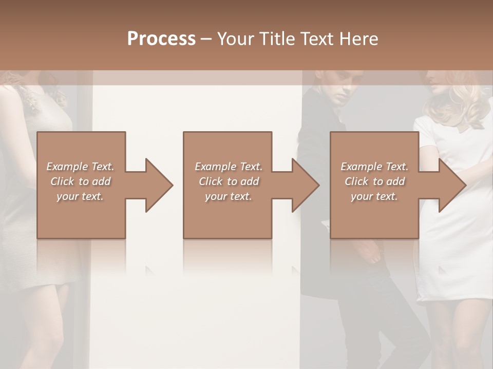 People Fall Clothes PowerPoint Template