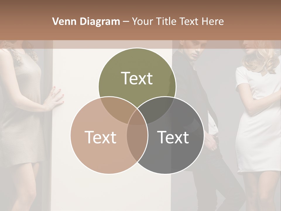 People Fall Clothes PowerPoint Template