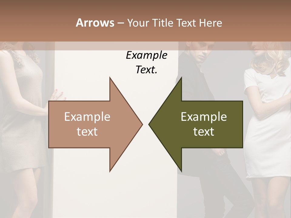 People Fall Clothes PowerPoint Template