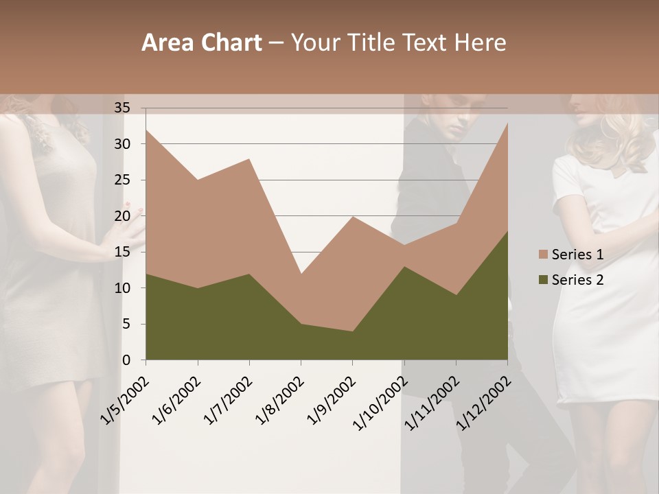 People Fall Clothes PowerPoint Template