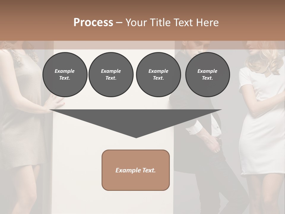 People Fall Clothes PowerPoint Template