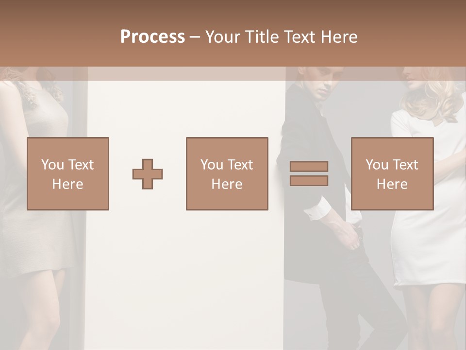 People Fall Clothes PowerPoint Template