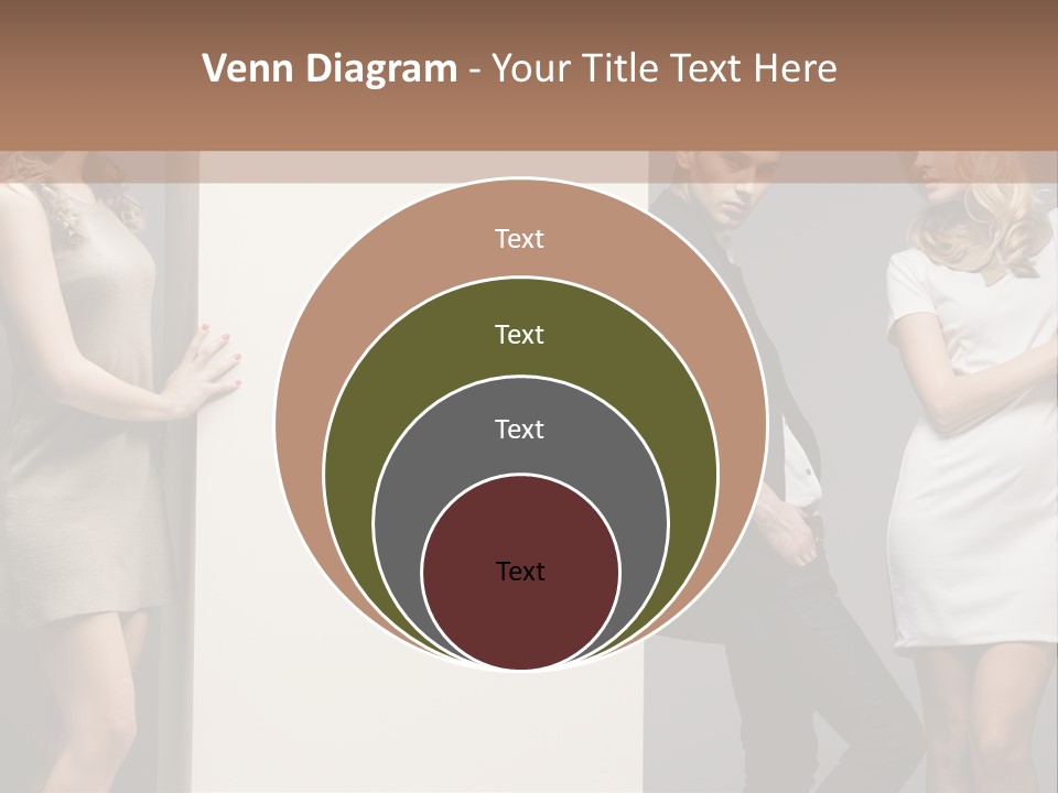 People Fall Clothes PowerPoint Template