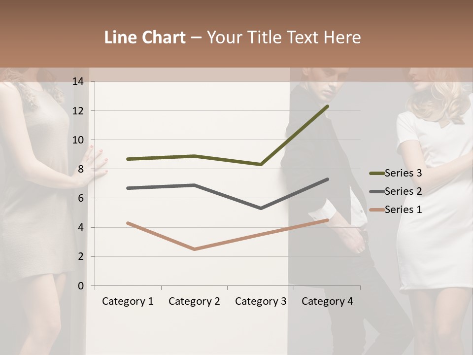 People Fall Clothes PowerPoint Template