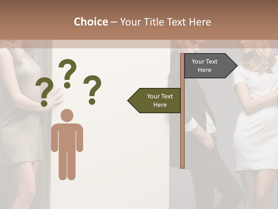 People Fall Clothes PowerPoint Template