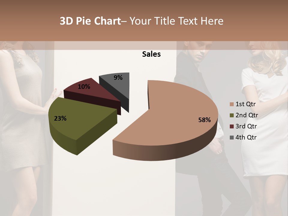 People Fall Clothes PowerPoint Template