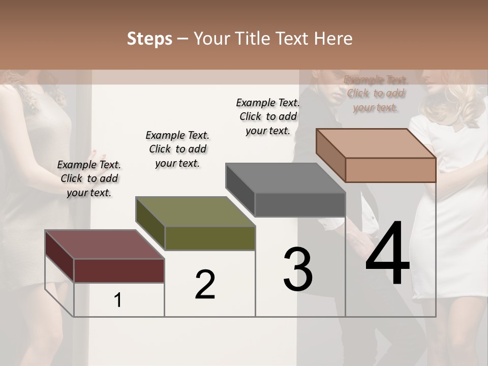 People Fall Clothes PowerPoint Template