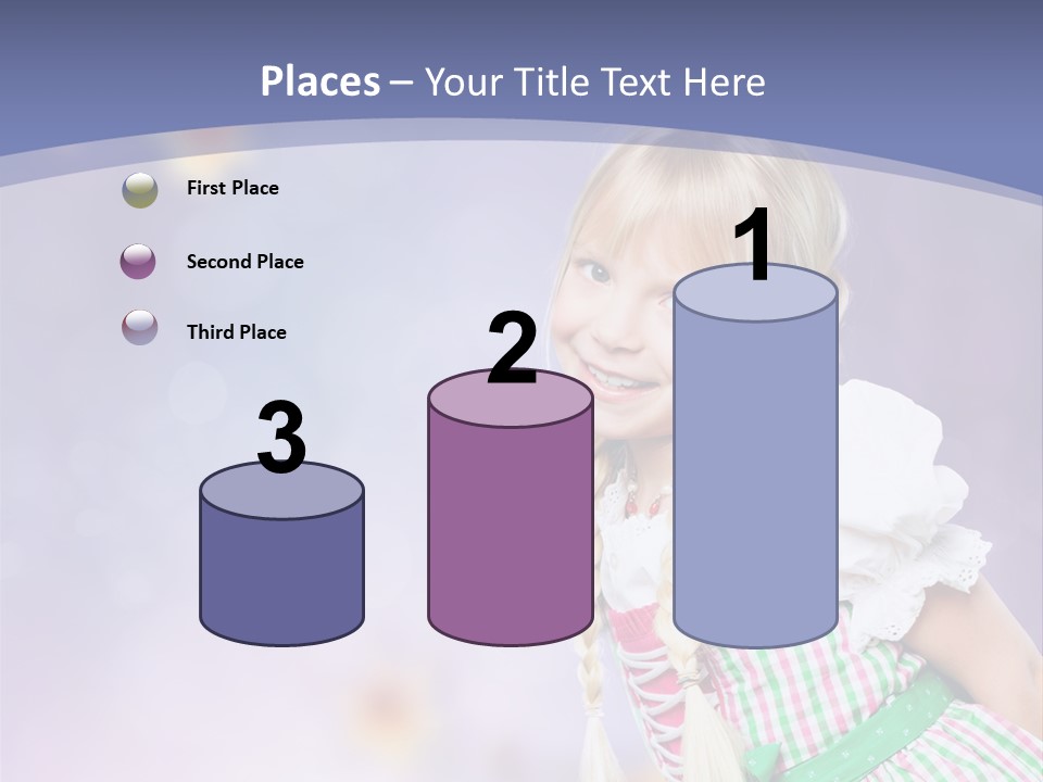 Lachend Blumen Zopf PowerPoint Template