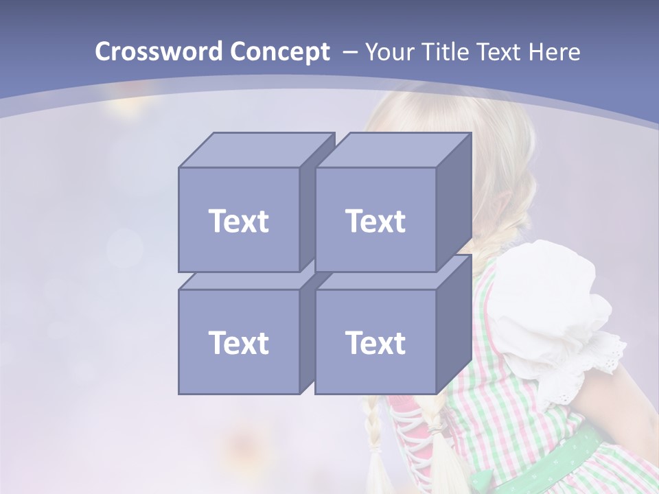 Lachend Blumen Zopf PowerPoint Template