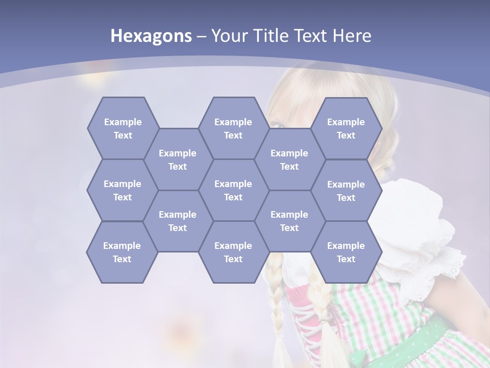 Lachend Blumen Zopf PowerPoint Template