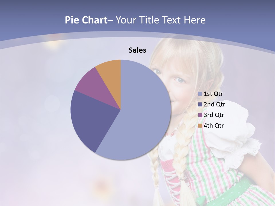 Lachend Blumen Zopf PowerPoint Template