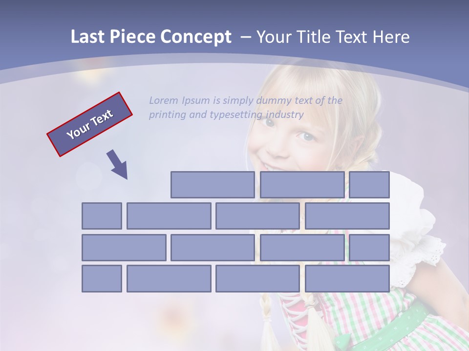 Lachend Blumen Zopf PowerPoint Template