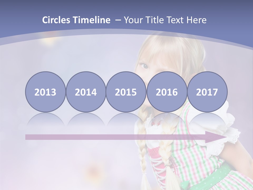 Lachend Blumen Zopf PowerPoint Template