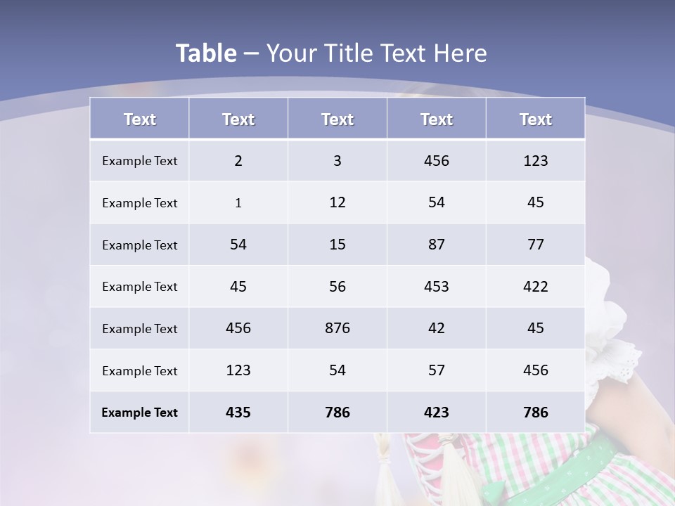 Lachend Blumen Zopf PowerPoint Template