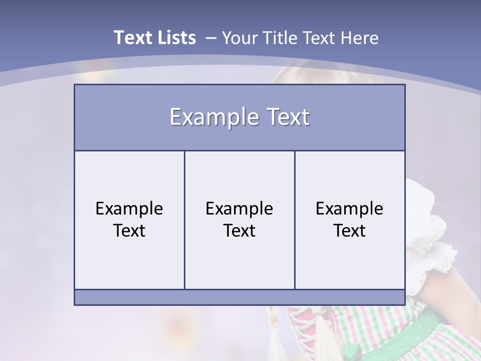 Lachend Blumen Zopf PowerPoint Template