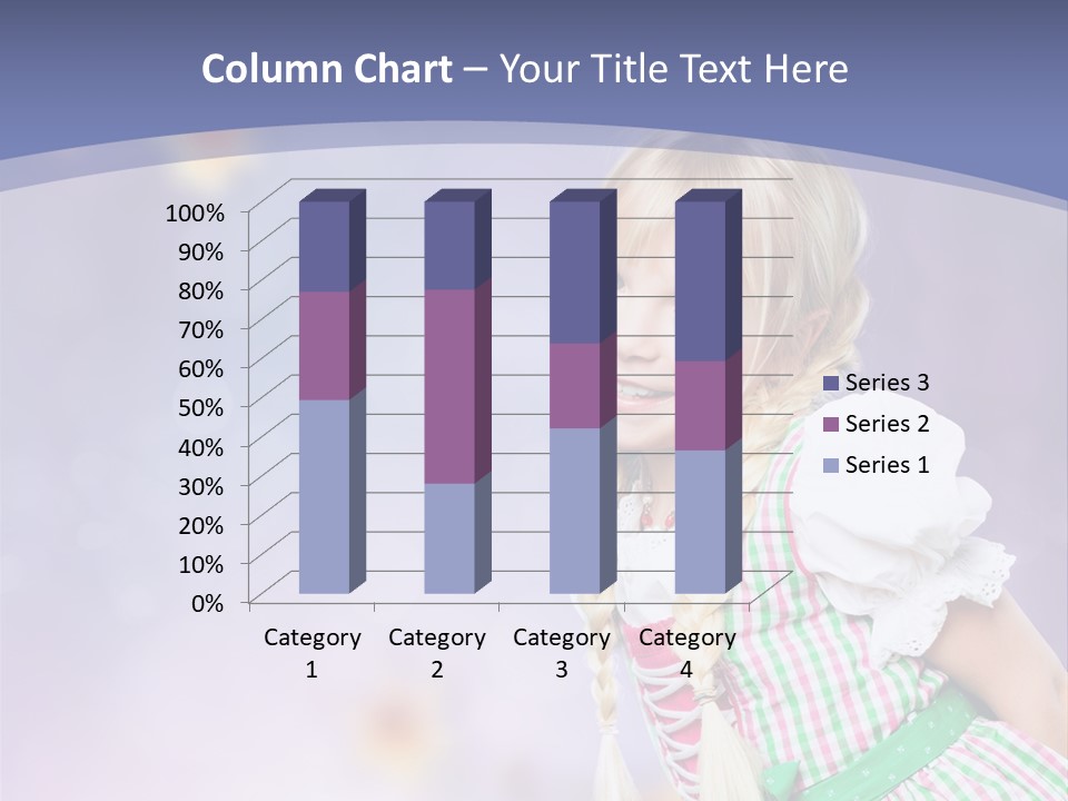 Lachend Blumen Zopf PowerPoint Template