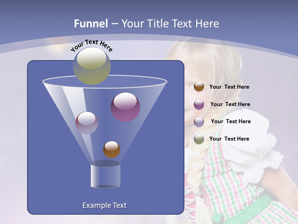 Lachend Blumen Zopf PowerPoint Template