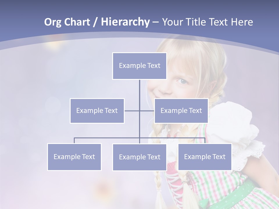 Lachend Blumen Zopf PowerPoint Template