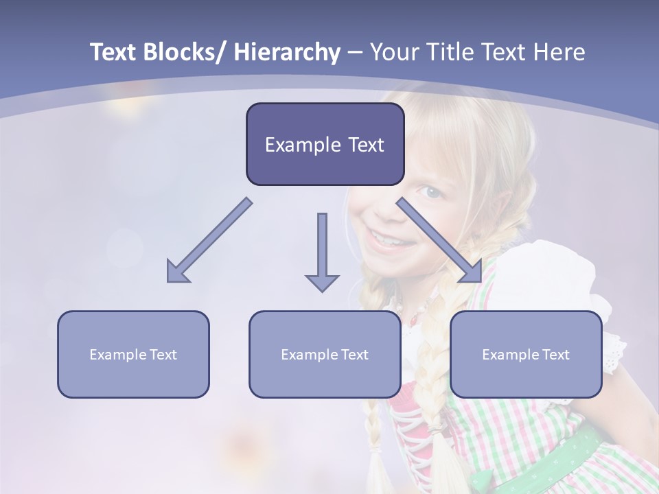 Lachend Blumen Zopf PowerPoint Template