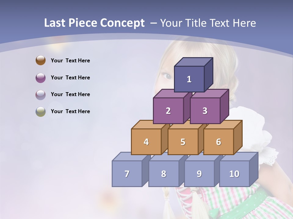 Lachend Blumen Zopf PowerPoint Template