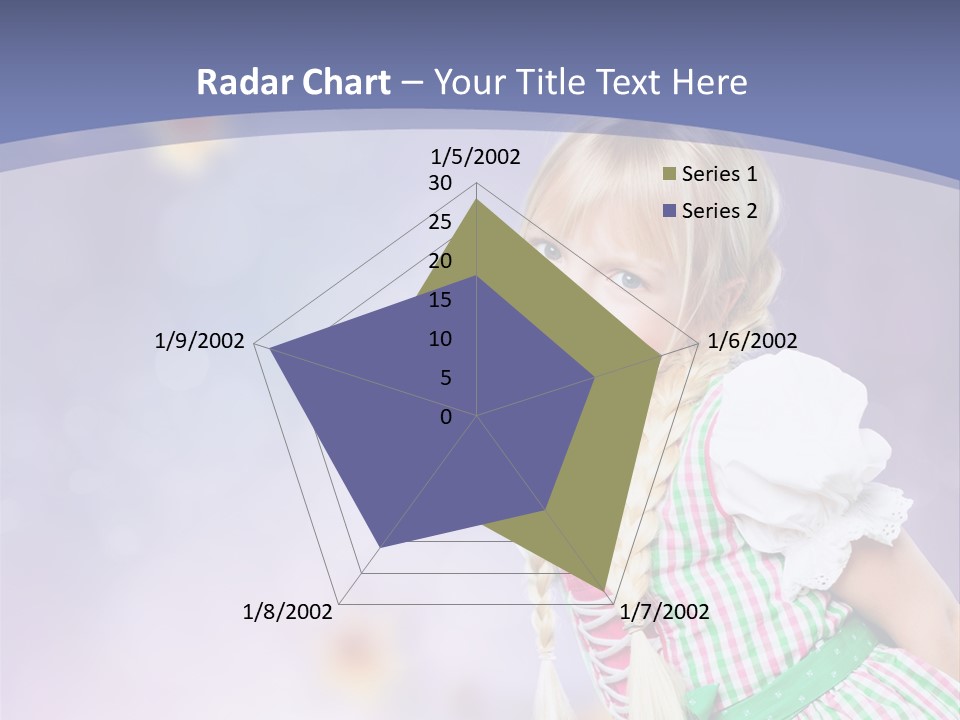 Lachend Blumen Zopf PowerPoint Template
