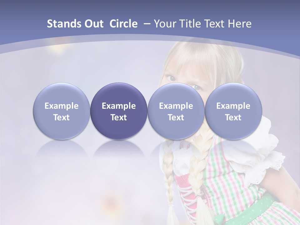 Lachend Blumen Zopf PowerPoint Template