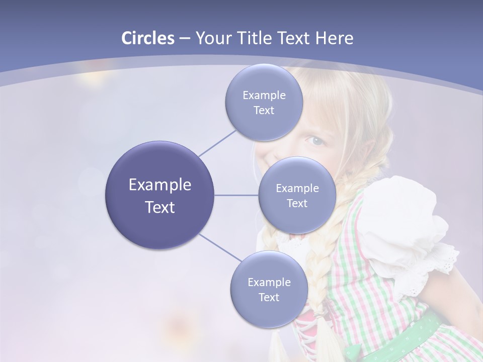 Lachend Blumen Zopf PowerPoint Template