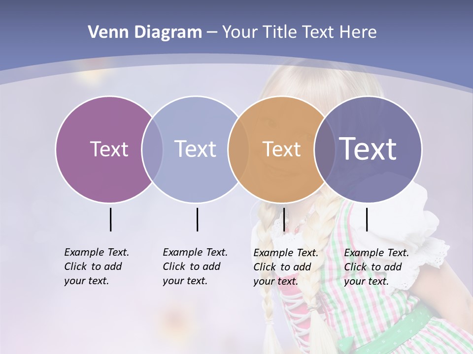 Lachend Blumen Zopf PowerPoint Template