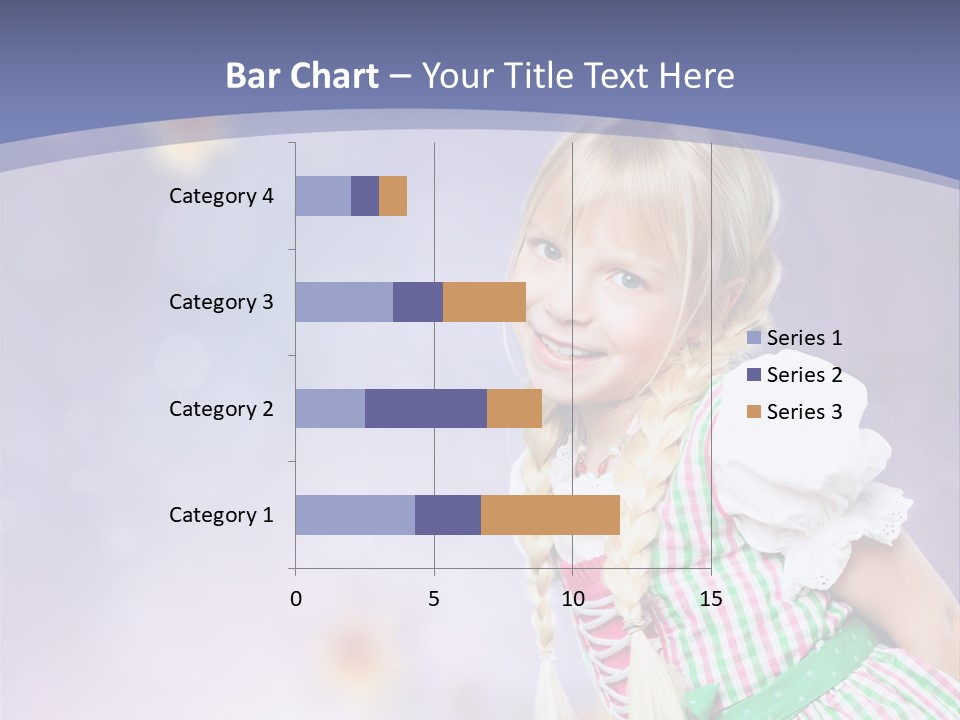 Lachend Blumen Zopf PowerPoint Template