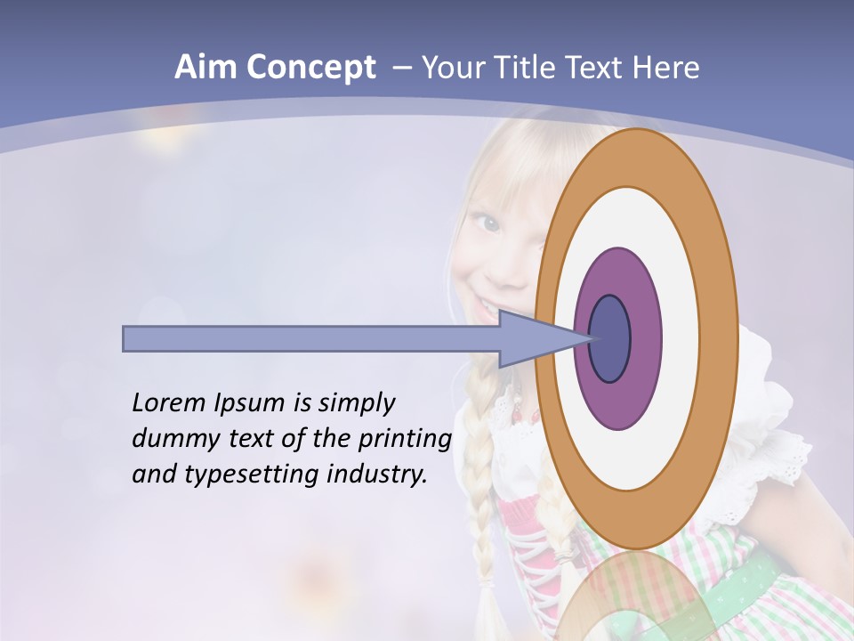 Lachend Blumen Zopf PowerPoint Template