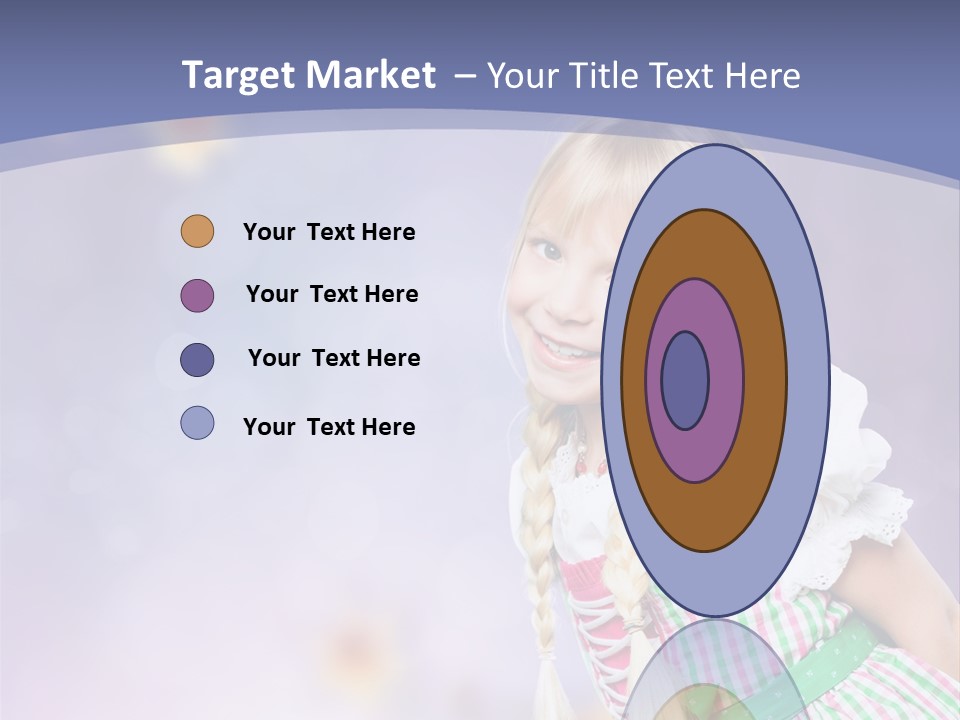 Lachend Blumen Zopf PowerPoint Template