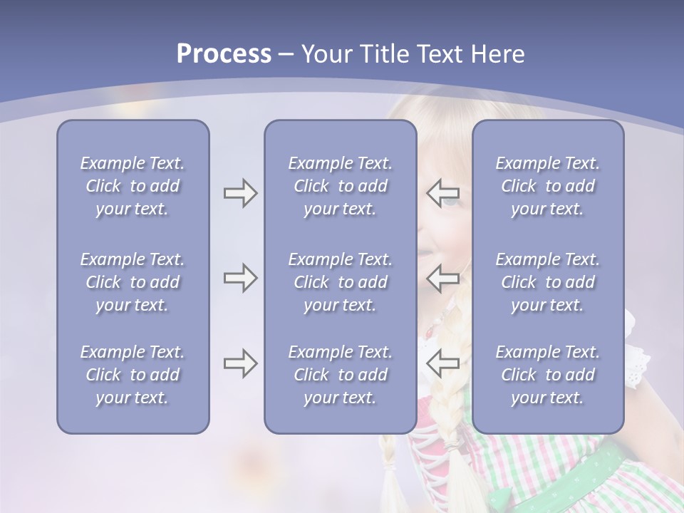 Lachend Blumen Zopf PowerPoint Template