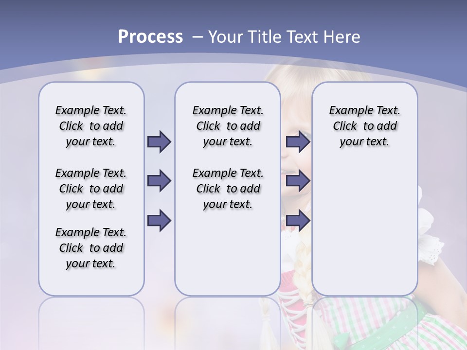 Lachend Blumen Zopf PowerPoint Template