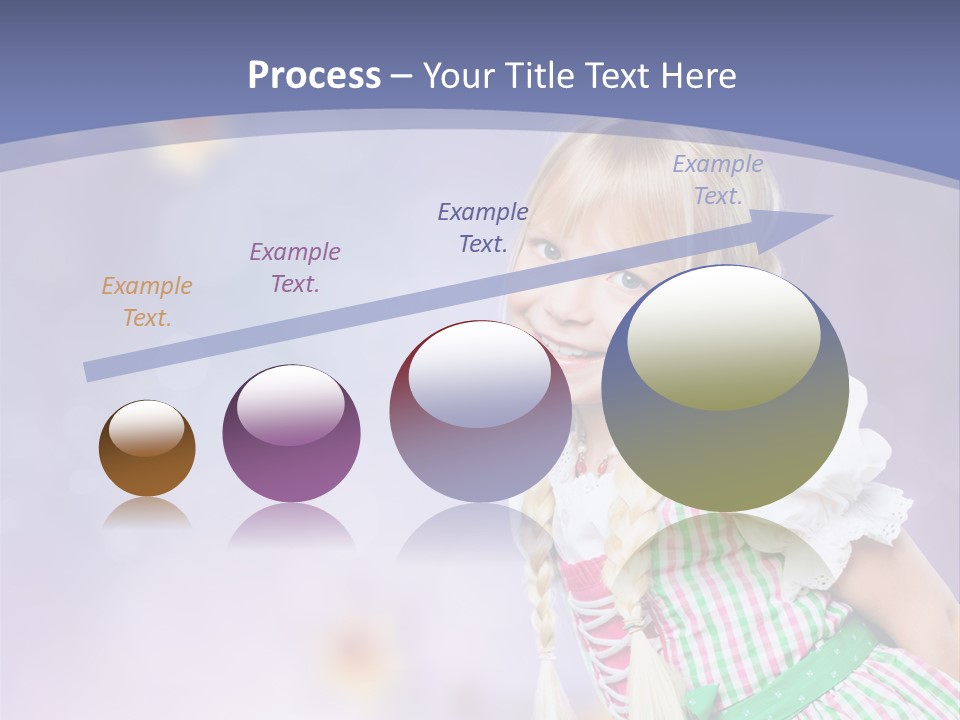 Lachend Blumen Zopf PowerPoint Template