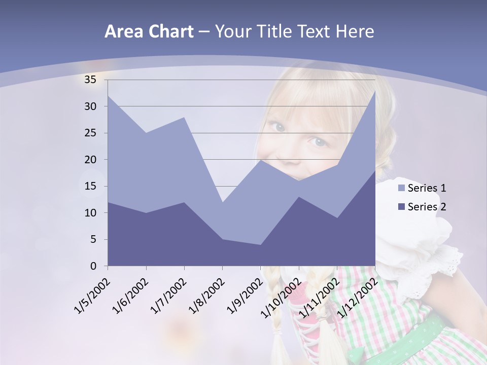 Lachend Blumen Zopf PowerPoint Template