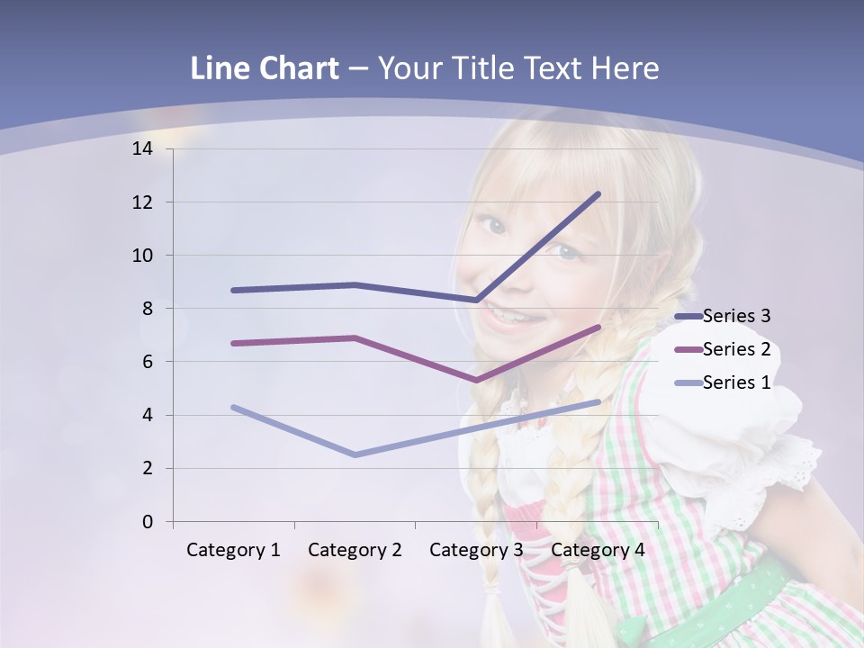 Lachend Blumen Zopf PowerPoint Template