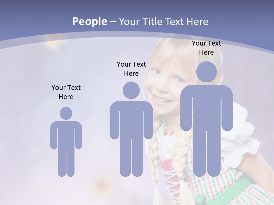 Lachend Blumen Zopf PowerPoint Template