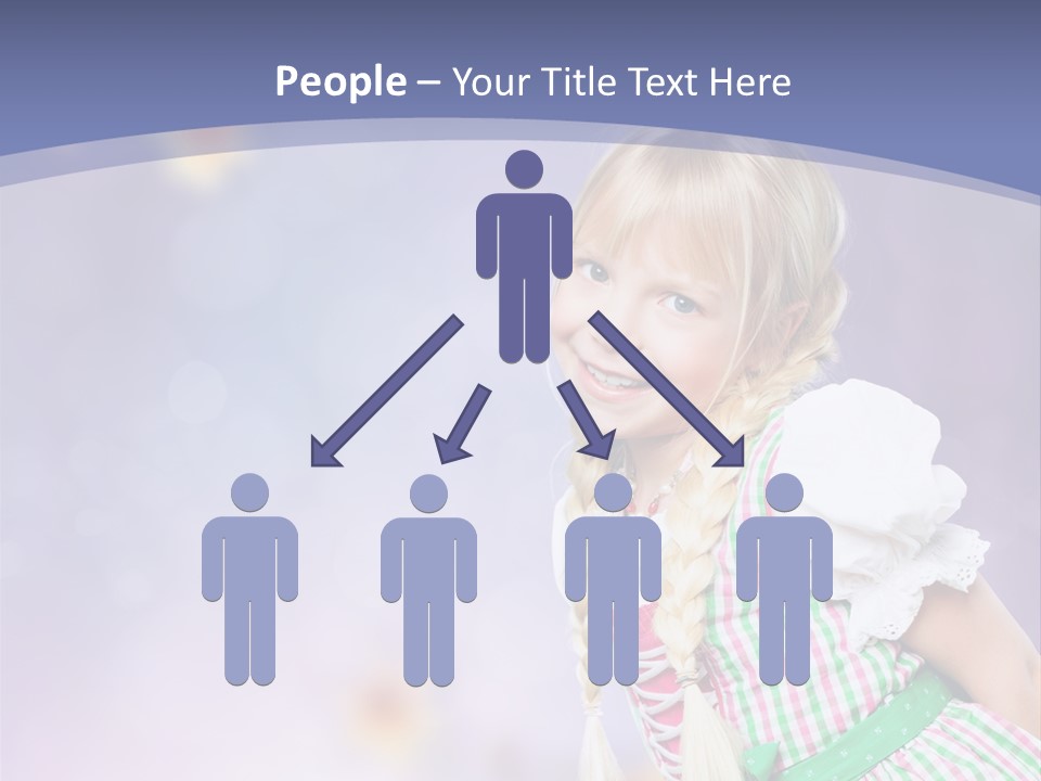 Lachend Blumen Zopf PowerPoint Template