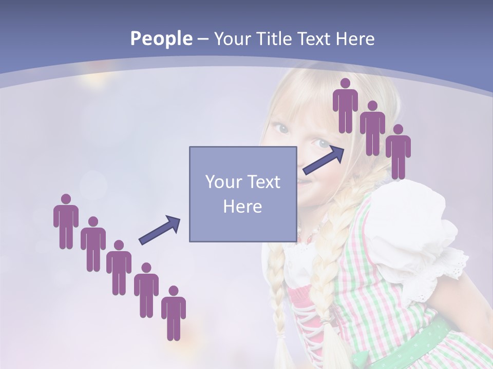 Lachend Blumen Zopf PowerPoint Template