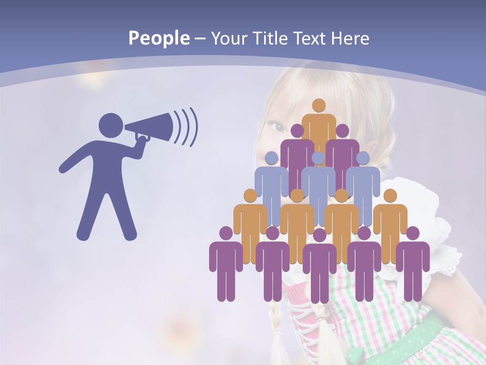 Lachend Blumen Zopf PowerPoint Template