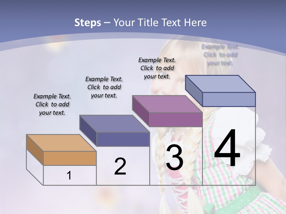 Lachend Blumen Zopf PowerPoint Template