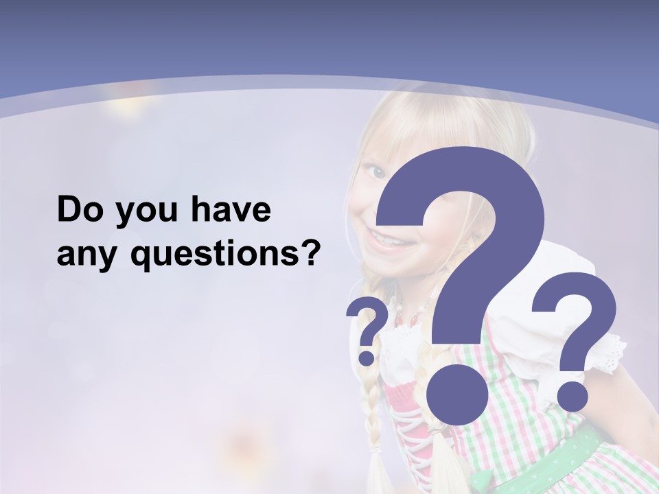 Lachend Blumen Zopf PowerPoint Template