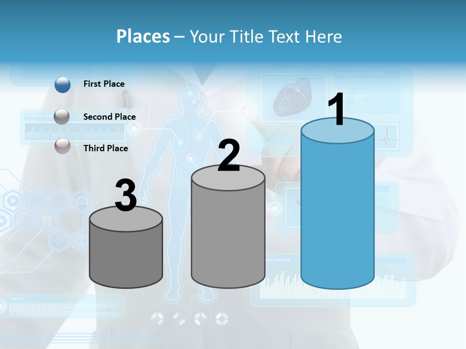 Health Test Molecule PowerPoint Template