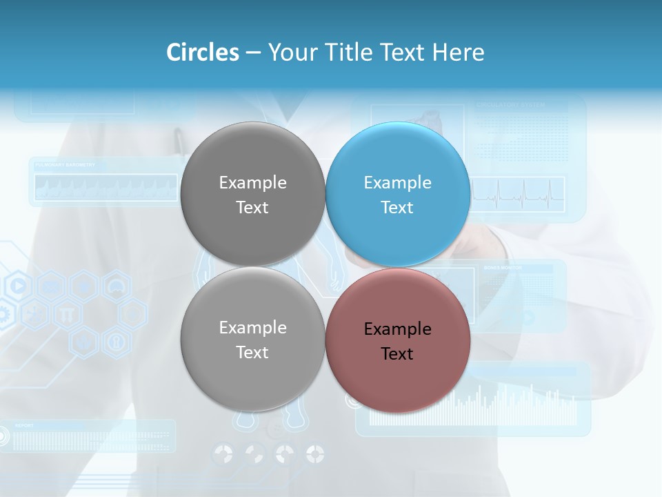 Health Test Molecule PowerPoint Template