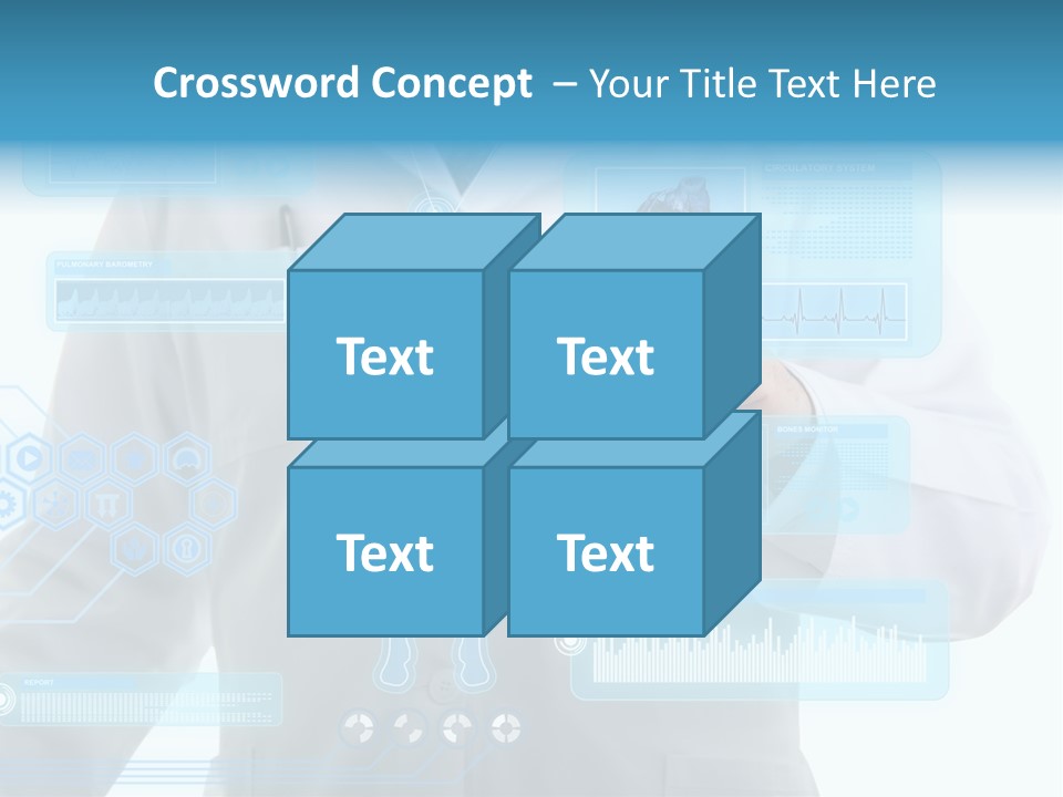 Health Test Molecule PowerPoint Template