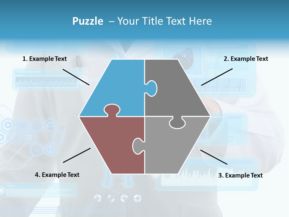 Health Test Molecule PowerPoint Template