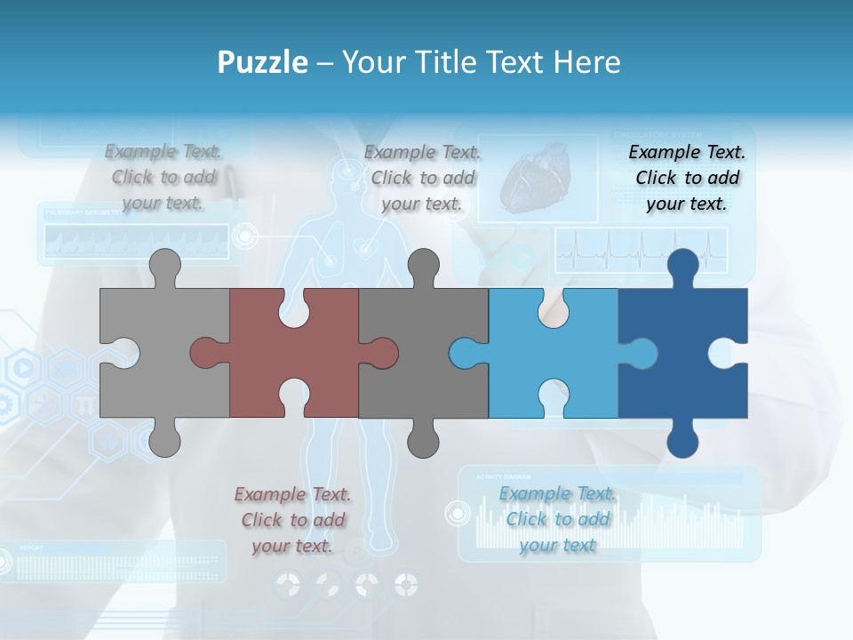 Health Test Molecule PowerPoint Template