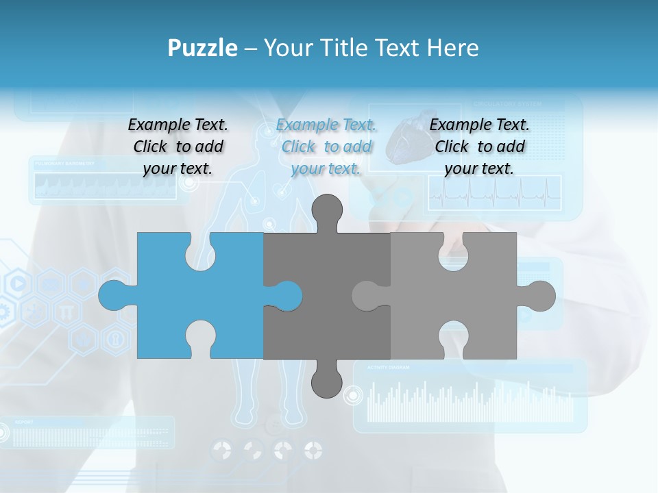 Health Test Molecule PowerPoint Template