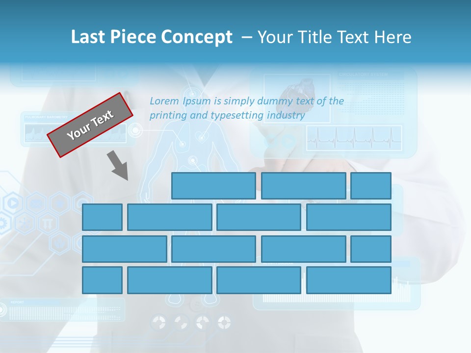 Health Test Molecule PowerPoint Template