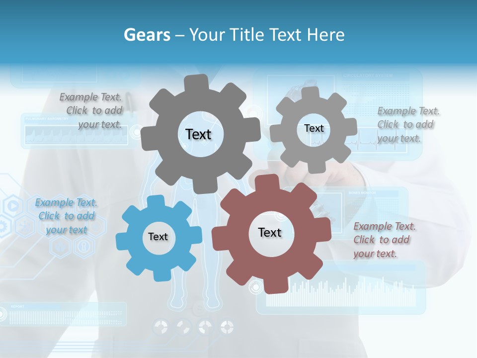 Health Test Molecule PowerPoint Template
